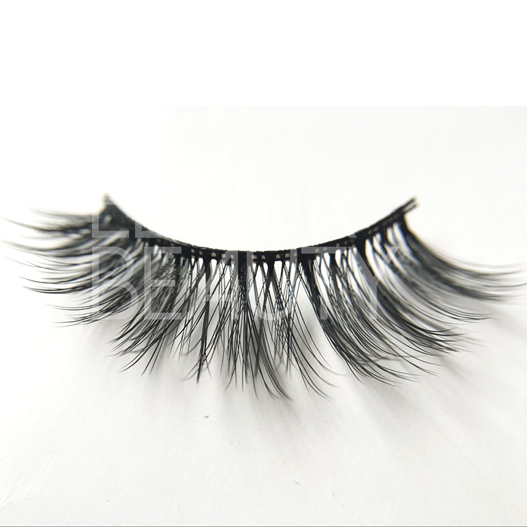 3D mink faux eyelashes with private label lashes packaging ED06